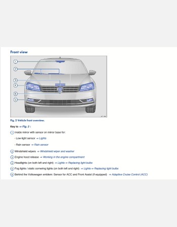 volkswagen passat 2019 owners manual